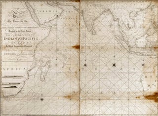 Item #CL187-9 Chart Of The Indian And Pacific Oceans. John William Norie, British