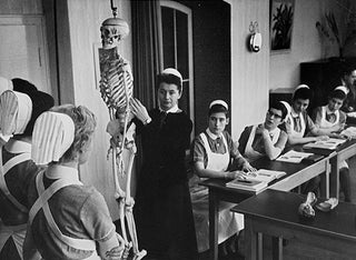 Item #CL188-3 Teaching Nurses At Marburg University Clinic. Heide Smith, b.1937...