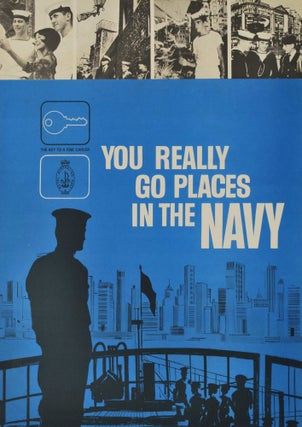 Item #CL189-117 You Really Go Places In The Navy