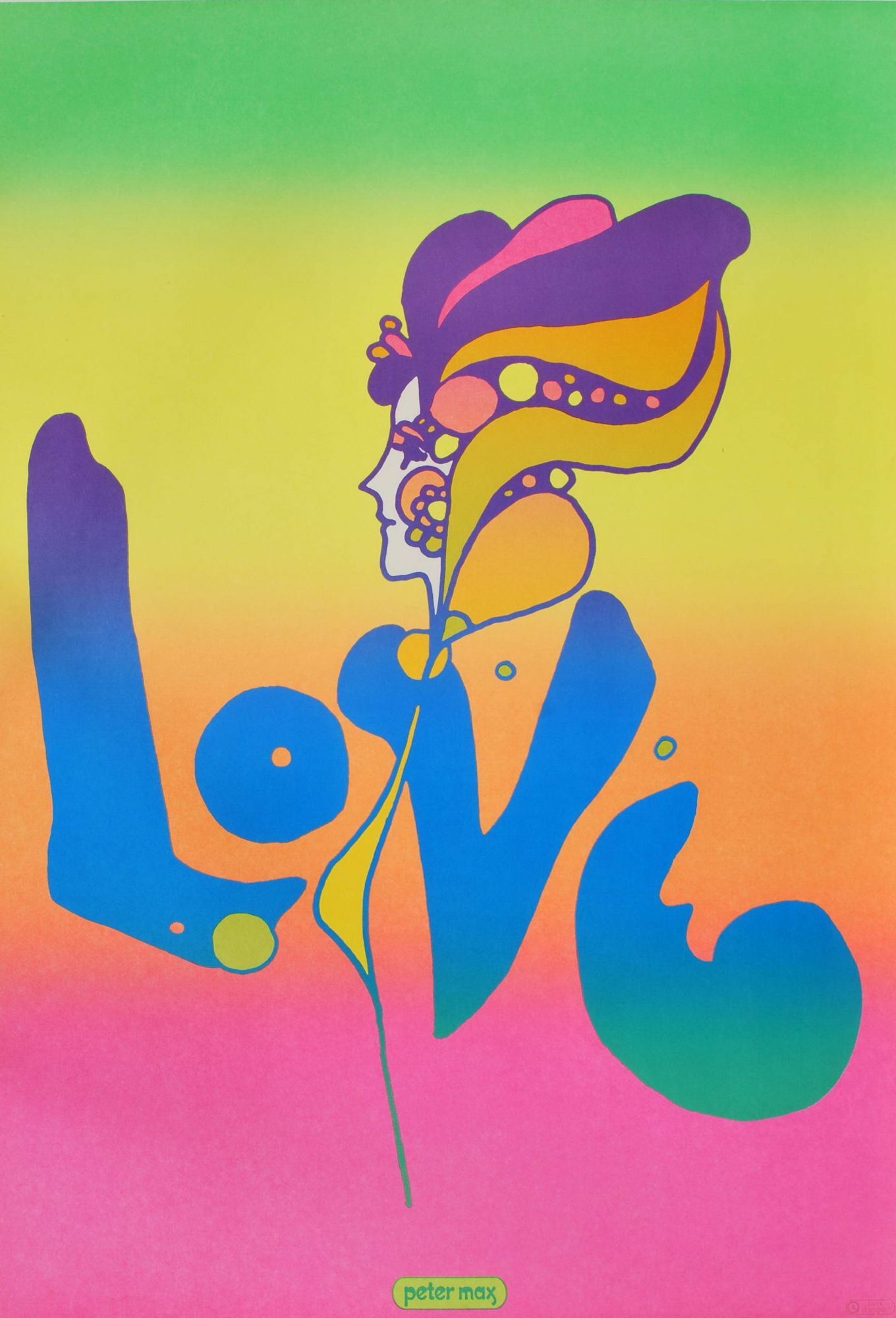 Love | Peter Max, b.1937 Amer
