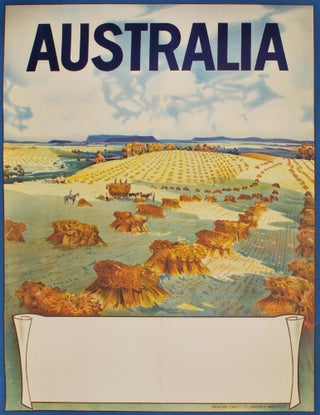Item #CL189-13 Australia [Hay Bales]. A. H. Fullwood, Aust