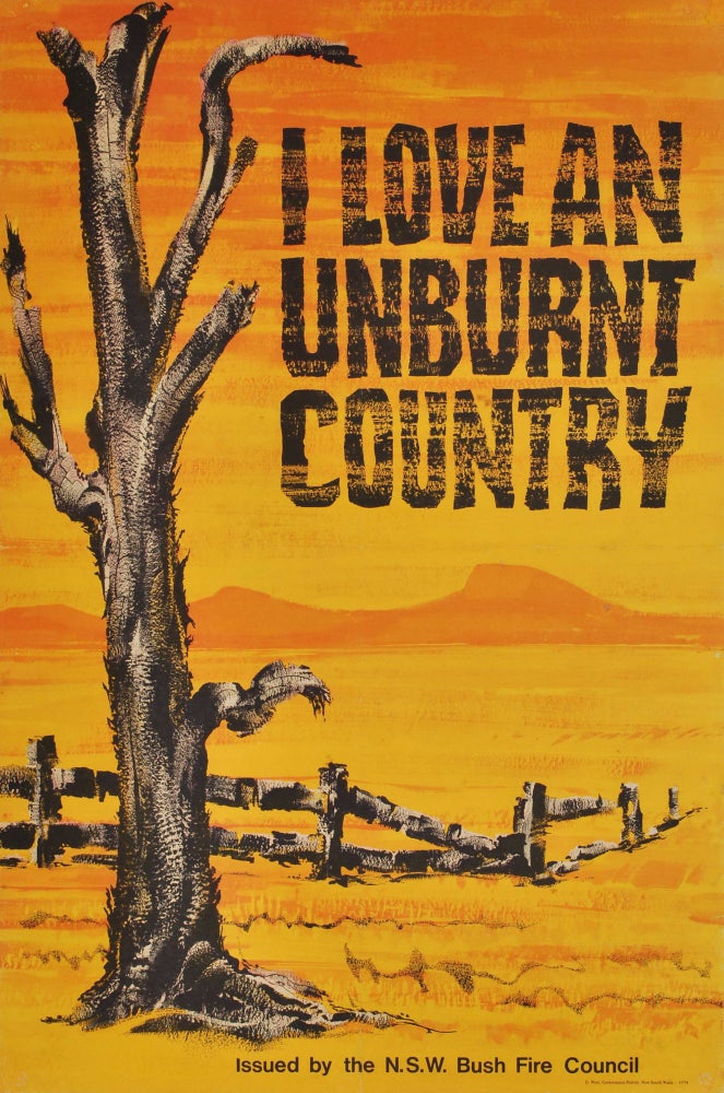 Item #CL189-133 I Love An Unburnt Country
