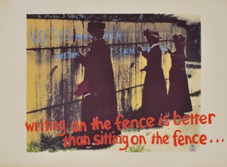 Item #CL189-139 History I. Writing On The Fence Is Better Than Sitting On The Fence. Toni...