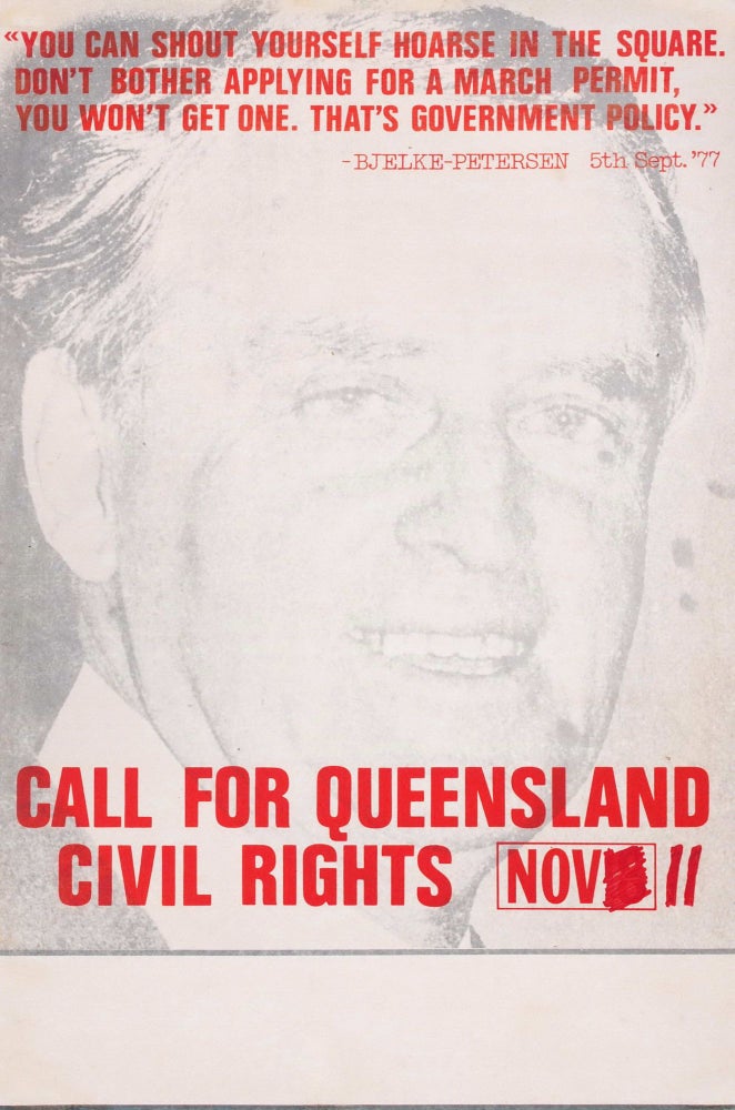 Item #CL189-141 Call For Queensland Civil Rights