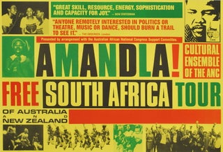 Item #CL189-158 Amandla! Free South Africa Tour [Anti-Apartheid