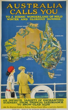 Item #CL189-16 Australia Calls You