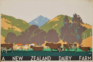 Item #CL189-22 A New Zealand Dairy Farm. Frank Newbould, Brit