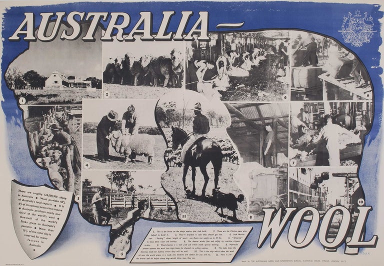 Item #CL189-29 Australia. Wool
