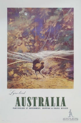 Item #CL189-35 Lyre-Bird, Australia. James Northfield, Aust