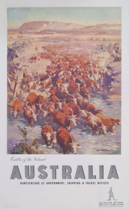 Item #CL189-36 Cattle Of The Inland, Australia [Northern Territory]. James Northfield, Aust