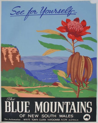 Item #CL189-74 The Blue Mountains Of New South Wales. See For Yourself. Henry Rousel,...