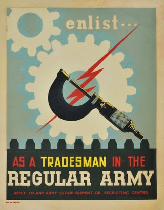 Item #CL189-87 Enlist As A Tradesman In The Regular Army