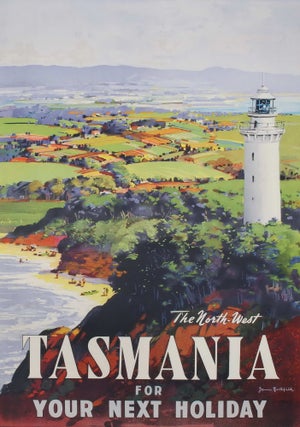 Item #CL189-88 The North-West Tasmania For Your Next Holiday. James Northfield, Australian
