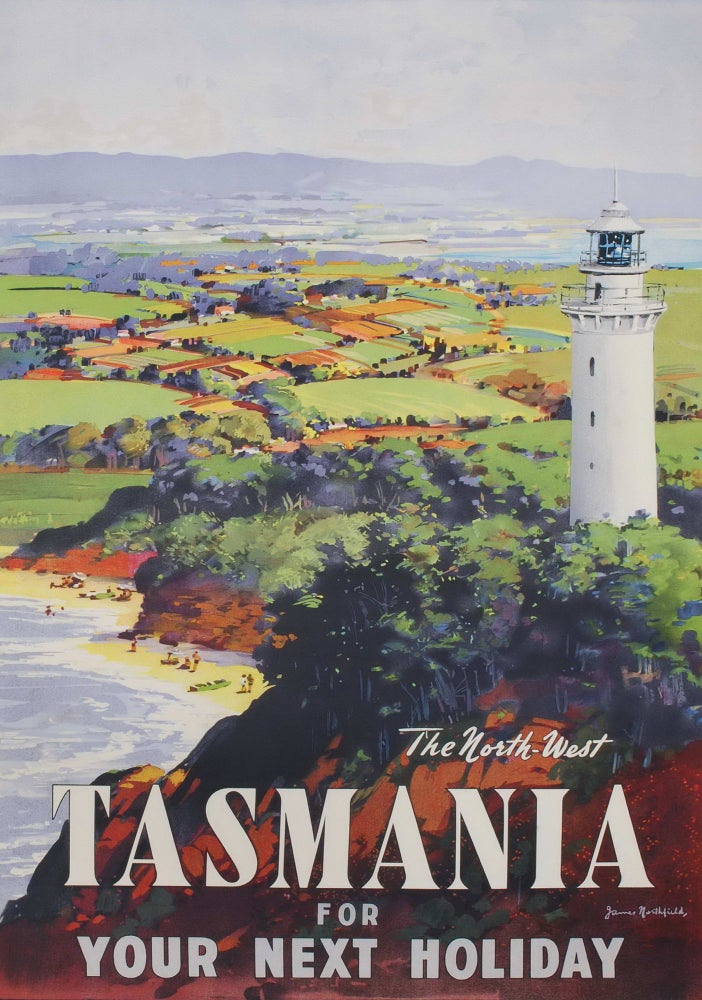Item #CL189-88 The North-West Tasmania For Your Next Holiday. James Northfield, Australian.