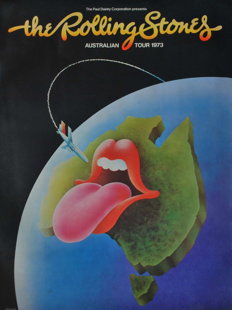 Item #CL190-10 The Rolling Stones Australian Tour. Ian McCausland, 1944 Aust.
