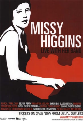 Item #CL190-100 Missy Higgins Live With Her Band