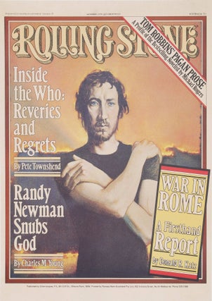 Item #CL190-16 “Rolling Stone” [Pete Townshend, The Who