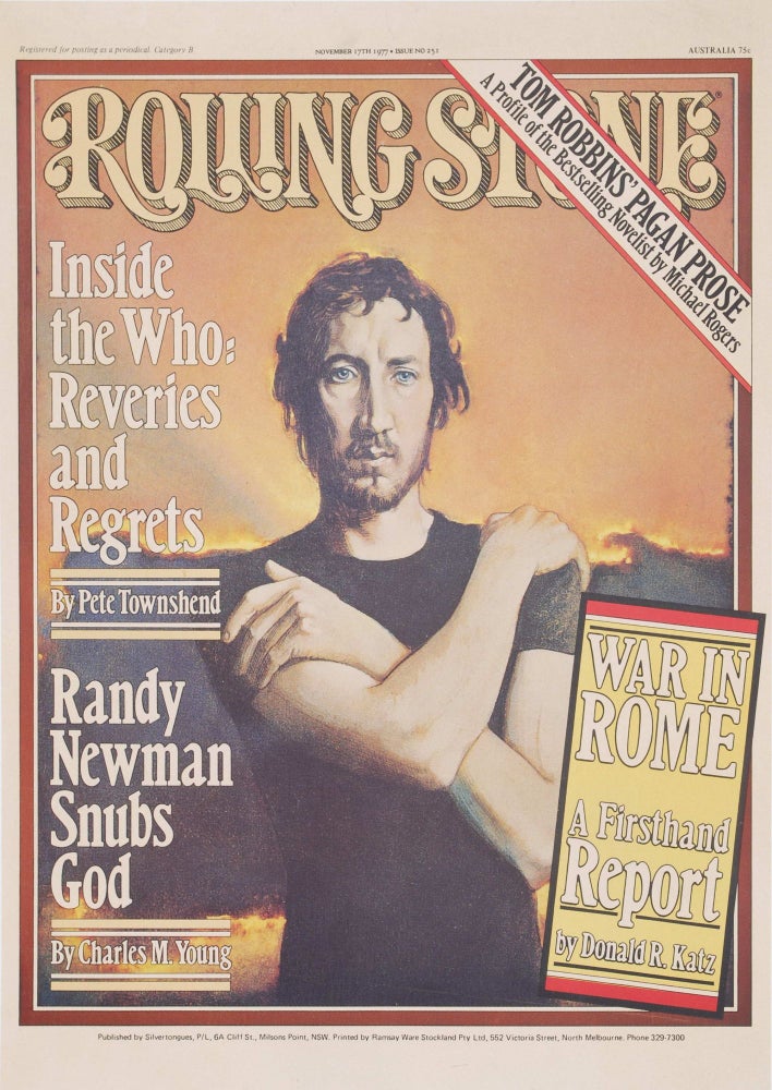 Item #CL190-16 “Rolling Stone” [Pete Townshend, The Who]