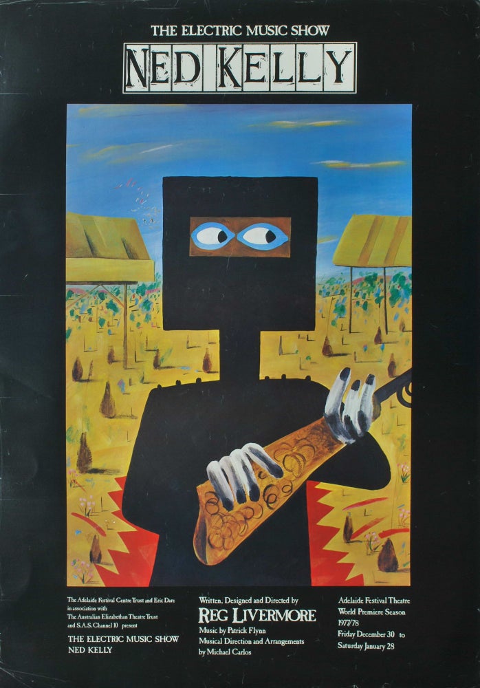 Item #CL190-18 The Electric Music Show Ned Kelly. After Sidney Nolan, Aust.