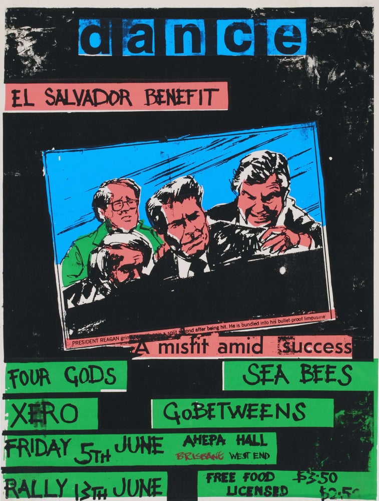 Item #CL190-50 El Salvador Benefit Dance. A Misfit Amid Success. Peter Loveday, b.1958 Aust.