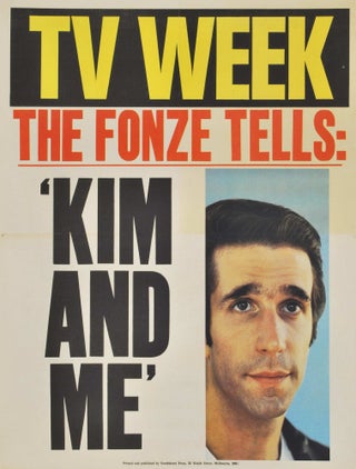 Item #CL190-6 “TV Week.” The Fonze Tells: ‘Kim And Me’