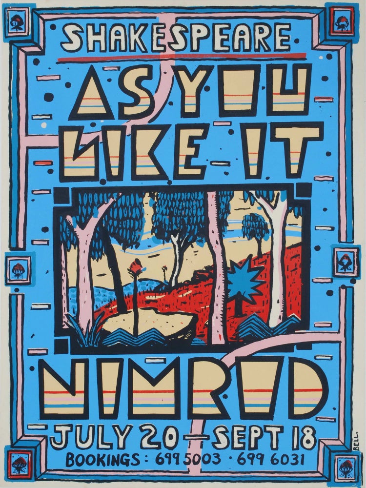 Item #CL190-64 Shakespeare. “As You Like It”. Michael Bell, b.1959 Aust.