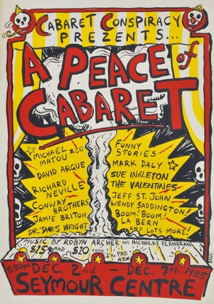 Item #CL190-69 Cabaret Conspiracy Prezents “A Peace Of Cabaret”. Michael Bell, b.1959 Aust