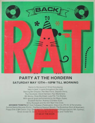 Item #CL190-89 Back To RAT. Party At The Hordern