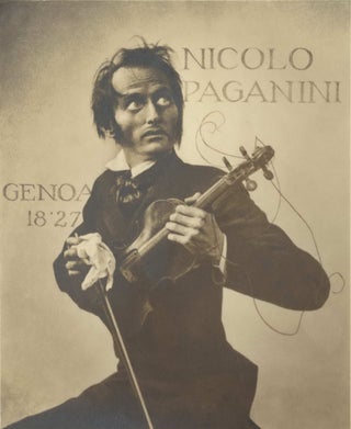 Item #CL191-133 Nicolo Paganini. 1827, Genoa. William Mortensen, Amer