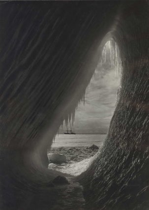 Item #CL191-139 Cavern In An Iceberg. Herbert G. Ponting, Brit