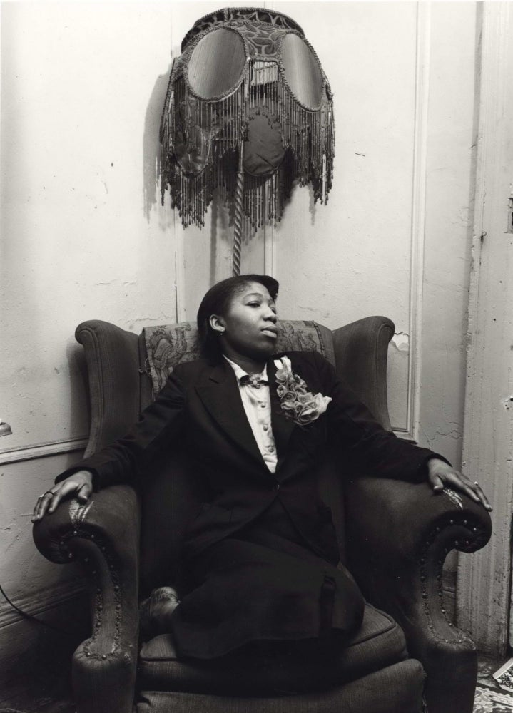 Item #CL191-150 Harlem [Lady And Lamp]. Aaron Siskind, Amer.
