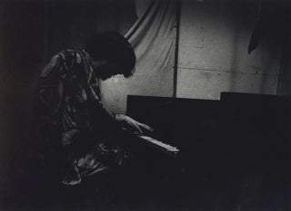 Item #CL191-158 [Bass Player “Jimmy” Stevenson At Piano, “Jazz Loft”, New York]. W....