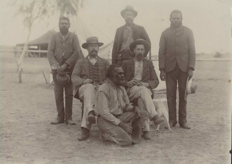 Item #CL191-160 Spencer Gillen Expedition at Barrow Creek. Walter Baldwin Spencer, Francis Gillen, British/Aust., Aust.