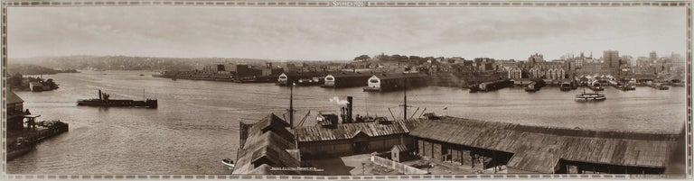 Item #CL191-43 Sydney. Wharfs And City From Pyrmont, No. 16. Alan Row, Co, active 1910s-1920s Aust.