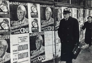 Item #CL191-57 Election Posters Of Christian Democrats In Germany. Henri Cartier-Bresson,...