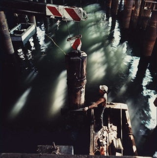 Item #CL191-64 Finger Wharf, Woolloomooloo. Liz Cotter, b.1965 Australian