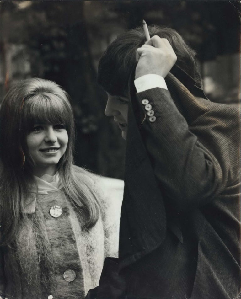 Item #CL191-99 Paul [McCartney] With Girlfriend Jane Asher. Dezo Hoffmann, c. Slovak/British.