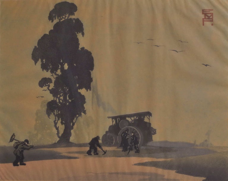Item #CL192-122 Making The Road. Ethleen Palmer, Aust.
