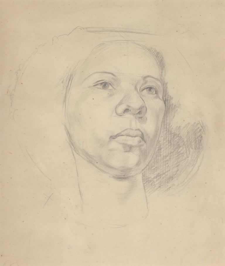 Item #CL192-154 [Portrait Of A Woman]. Rachel Roxburgh, Aust.