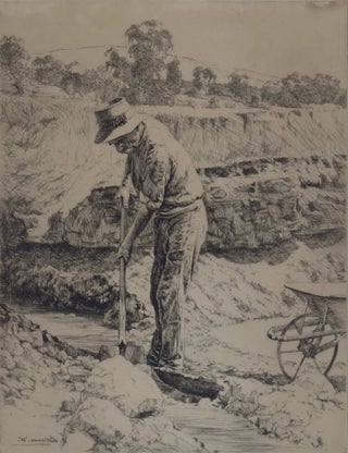 Item #CL192-175 The Prospector [Gold-mining]. Alfred Edward Warner, Ernest, Aust