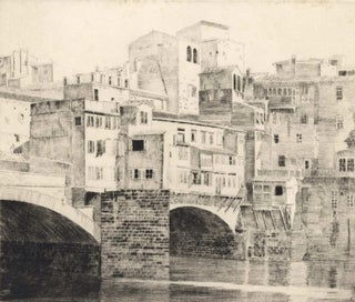 Item #CL192-29 Il Ponte Vecchio, Florence, Italy. Douglas Dundas, Aust