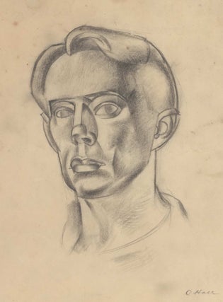 Item #CL192-54 [Self-portrait]. Oswald Hall, Aust