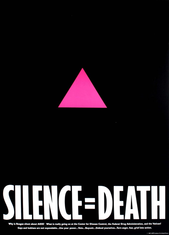 Item #CL193-152 Silence = Death [AIDS]