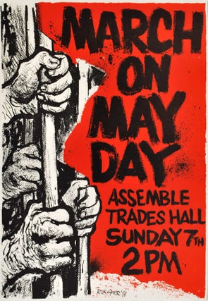 Item #CL193-92 March On May Day. Rick Amor, b.1948 Aust