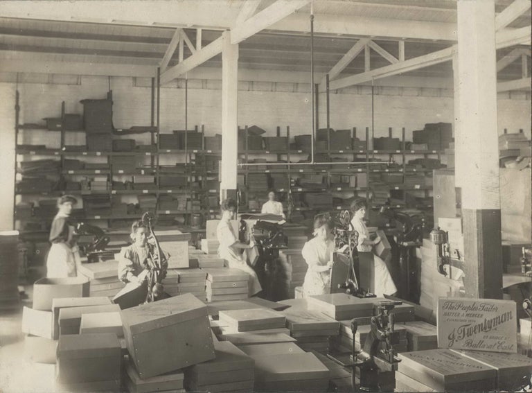 Item #CL194-105 [Women Working At A Cardboard Box Maker’s Factory]