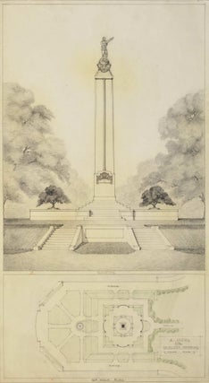 Design For A Small Cemetery Chapel and A Design For [Aviator Bert] Hinkler’s Memorial