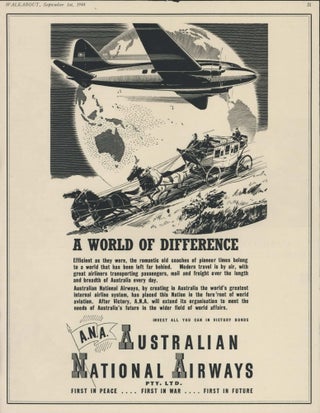 Australian National Airways Ephemera