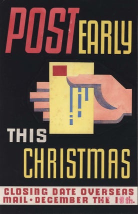 Item #CL194-147 Post Early This Christmas [Poster Artwork