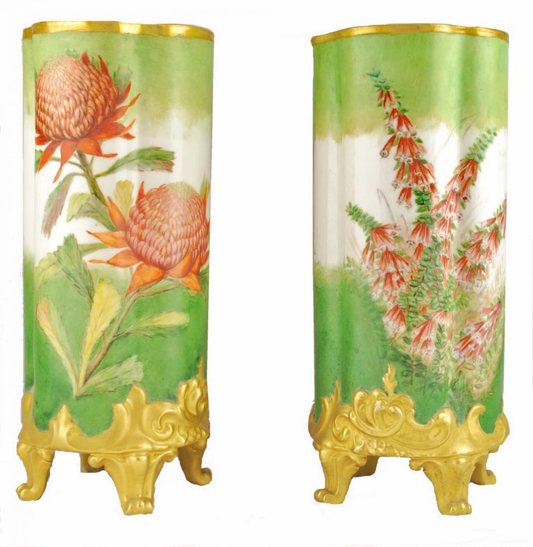 Item #CL194-88 Australian Floral Vases