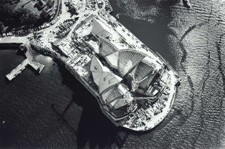 Item #CL195-123 Sydney Opera House Under Construction [Bird’s-Eye View]. David Moore,...